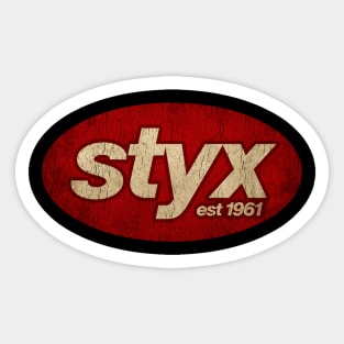 Styx - Vintage Sticker